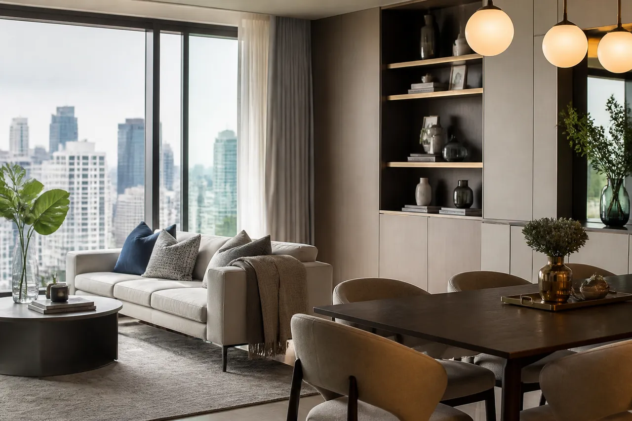 Appartement meublé à Bangkok, poste clé du budget mensuel